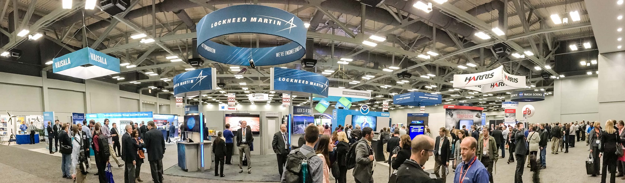 AMS Annual Meeting exhibit hall panorama