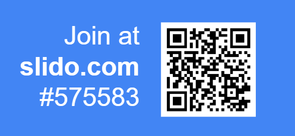 Slido.com QR code for meeting 575583
